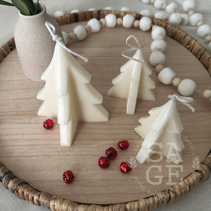 Geometric Christmas Tree Candle