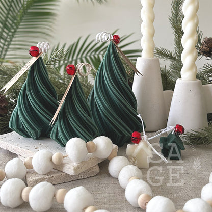 Spiral Christmas Tree Candle