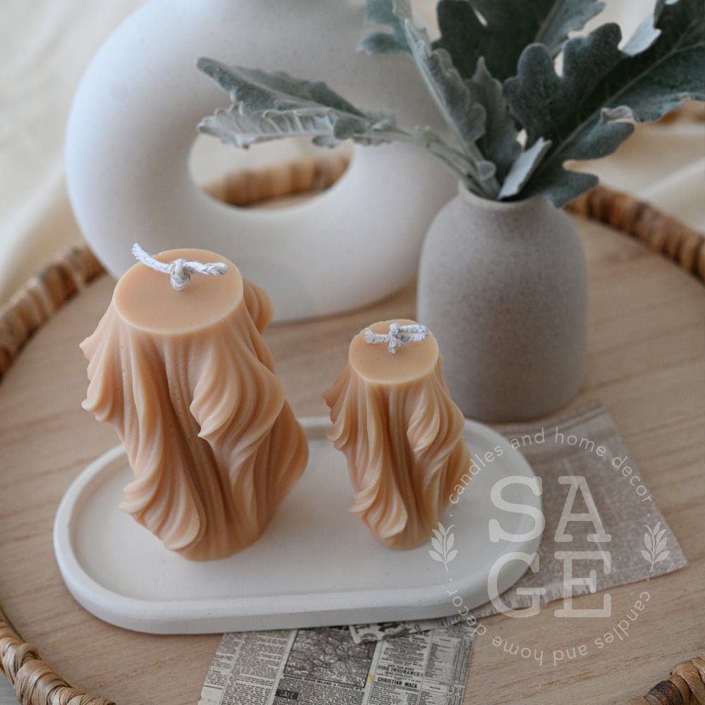 Crested Set Candle - Sage